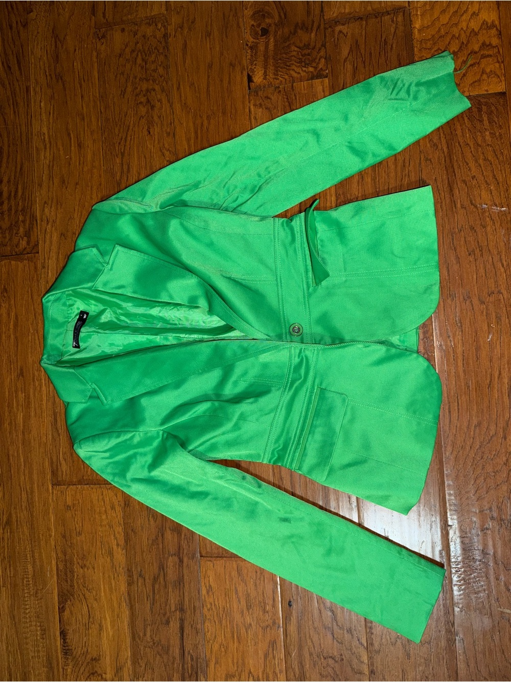 New York & Company Bright Green Tailored Blazer